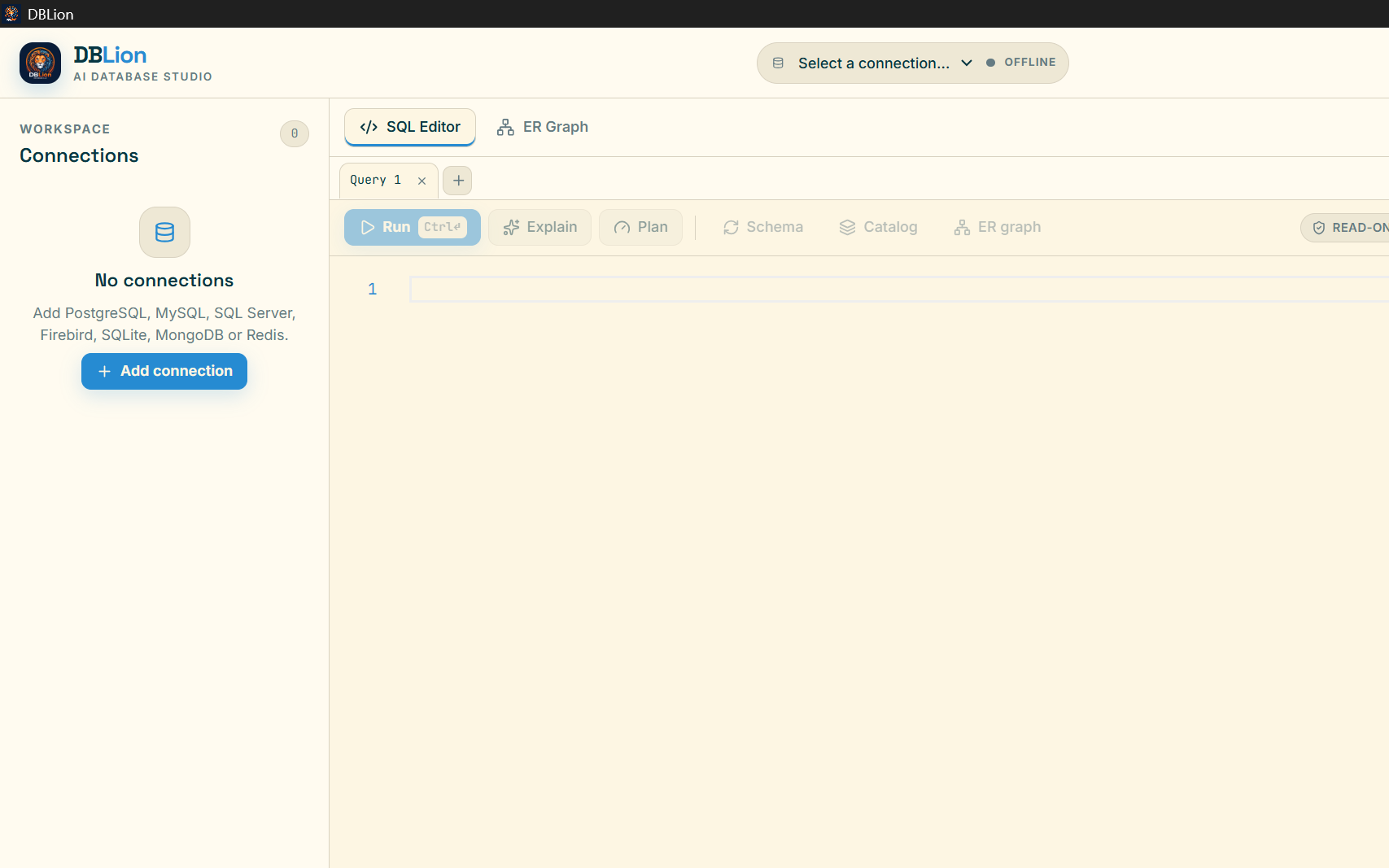 DBLion in Solarized Light theme