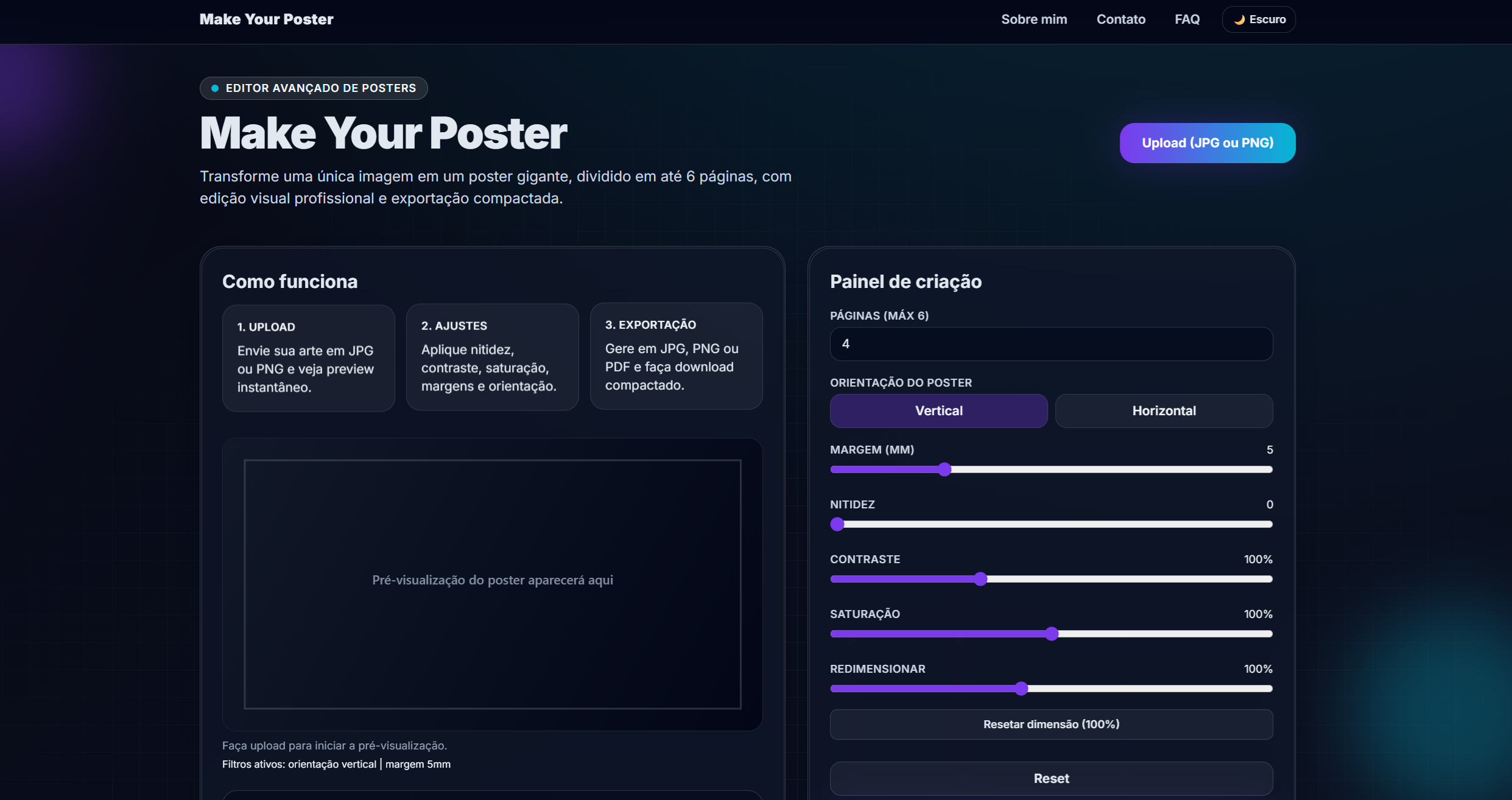 MakeYourPoster - Editor de pôsteres
